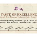 A Taste of Excellence: al via il tour europeo 2014 di Vinitaly International